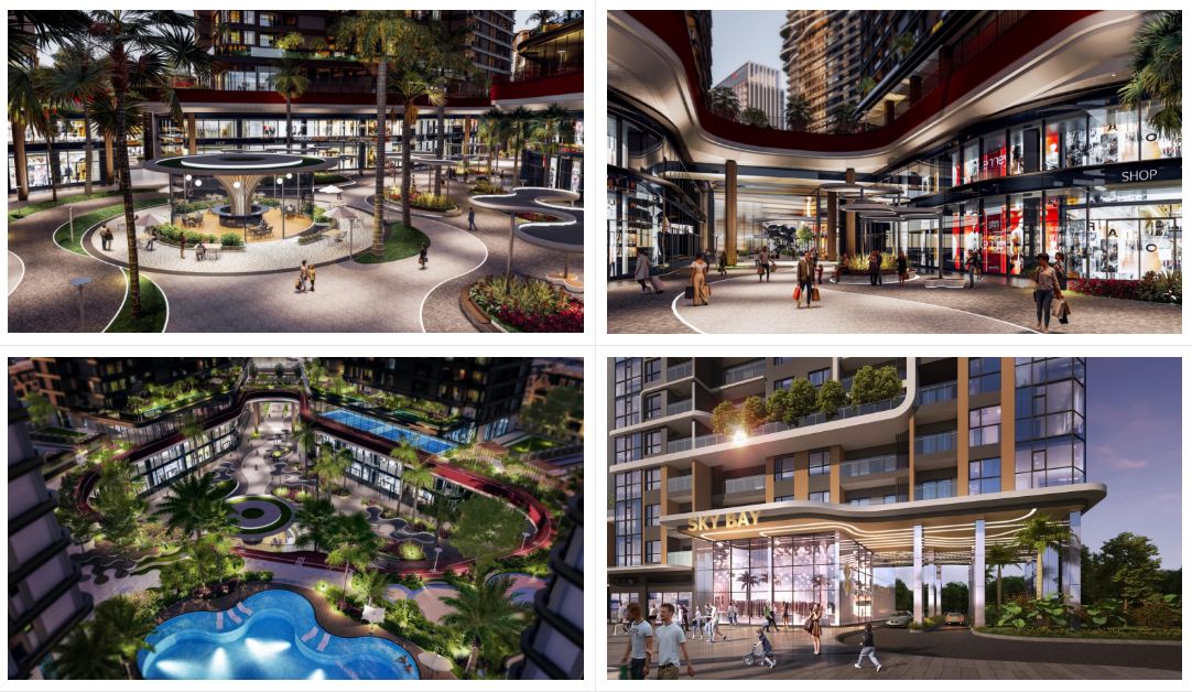 Cho thuê căn hộ 3 phòng ngủ  chung cư Skybay Bắc Giang
