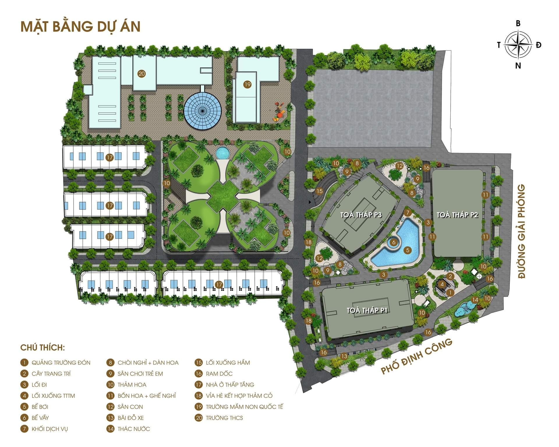 Quy hoạch The Queen – 360 Giải Phóng: Tầm nhìn chiến lược kiến tạo không gian sống đẳng cấp