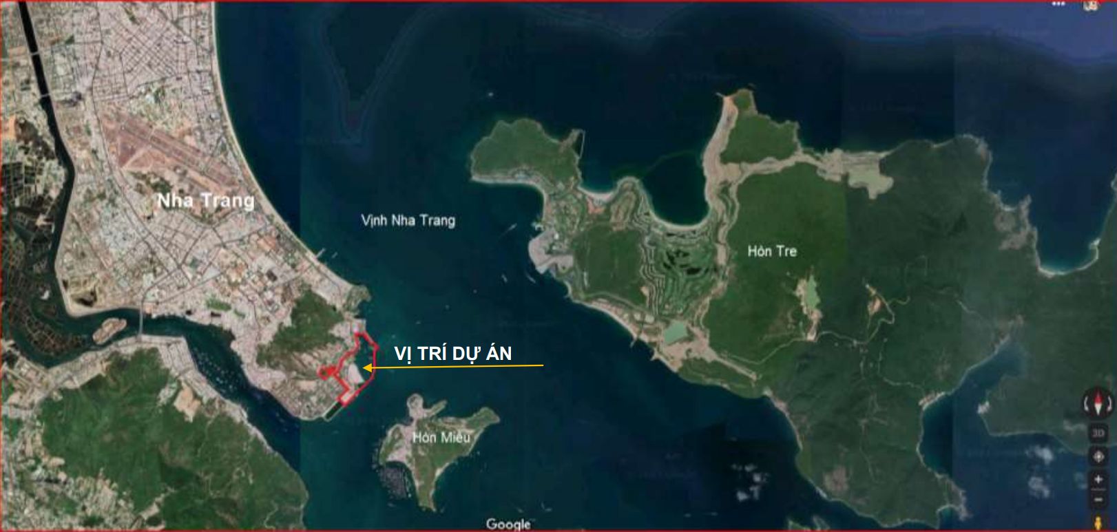 Vị trí Vinhomes Pearl Bay Nha Trang