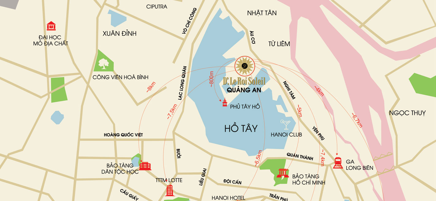 Vị trí D'Le Roi Soleil