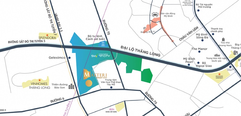 Vị trí Masteri West Heights