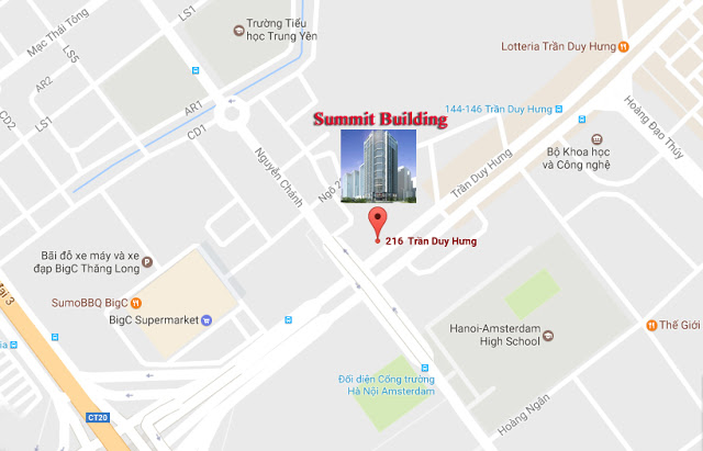 Đường đến Summit Building