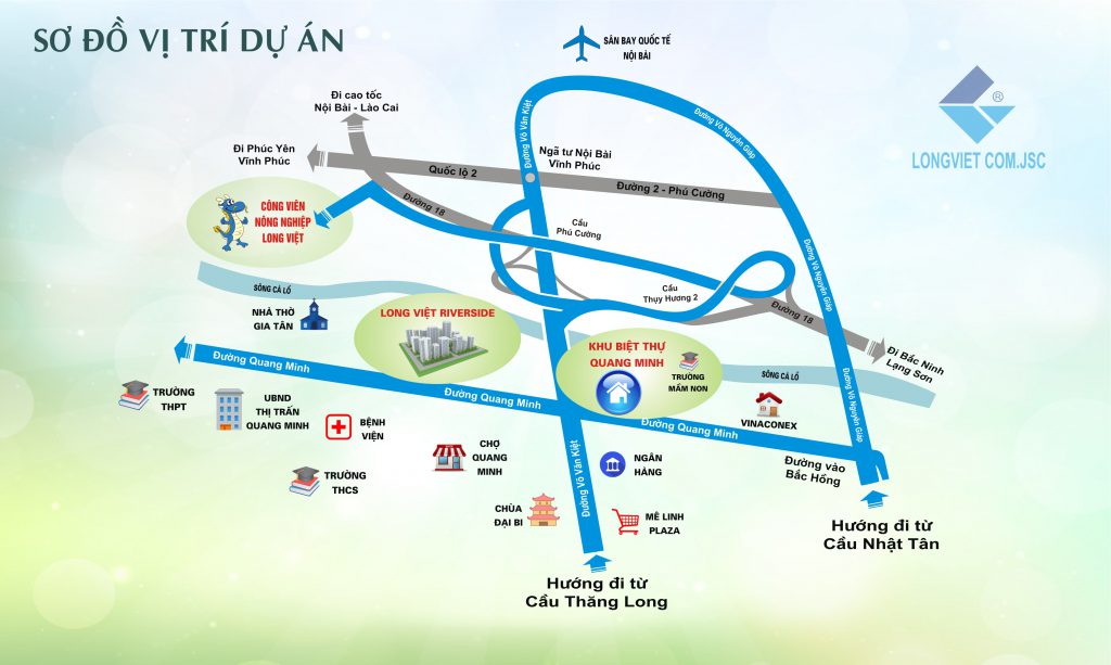  Vị trí dự án Long Việt Riverside 