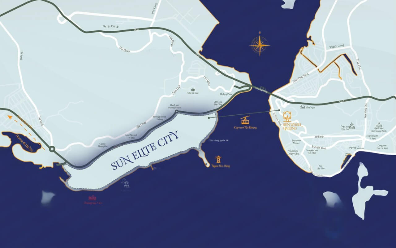 Đường đến Sun Elite City Hạ Long