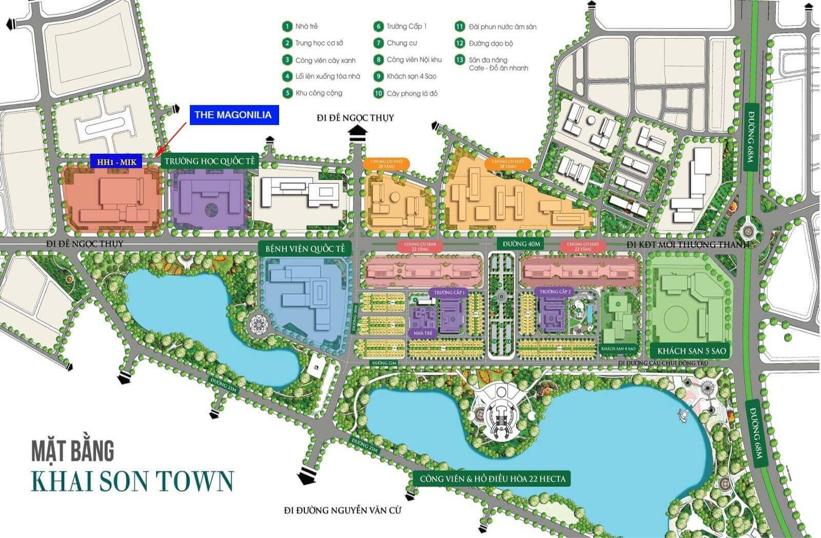 Đường đến The Magnolia Private Residences tạo lợi thế kết nối đa chiều giữa trung tâm và khu Đông Hà Nội