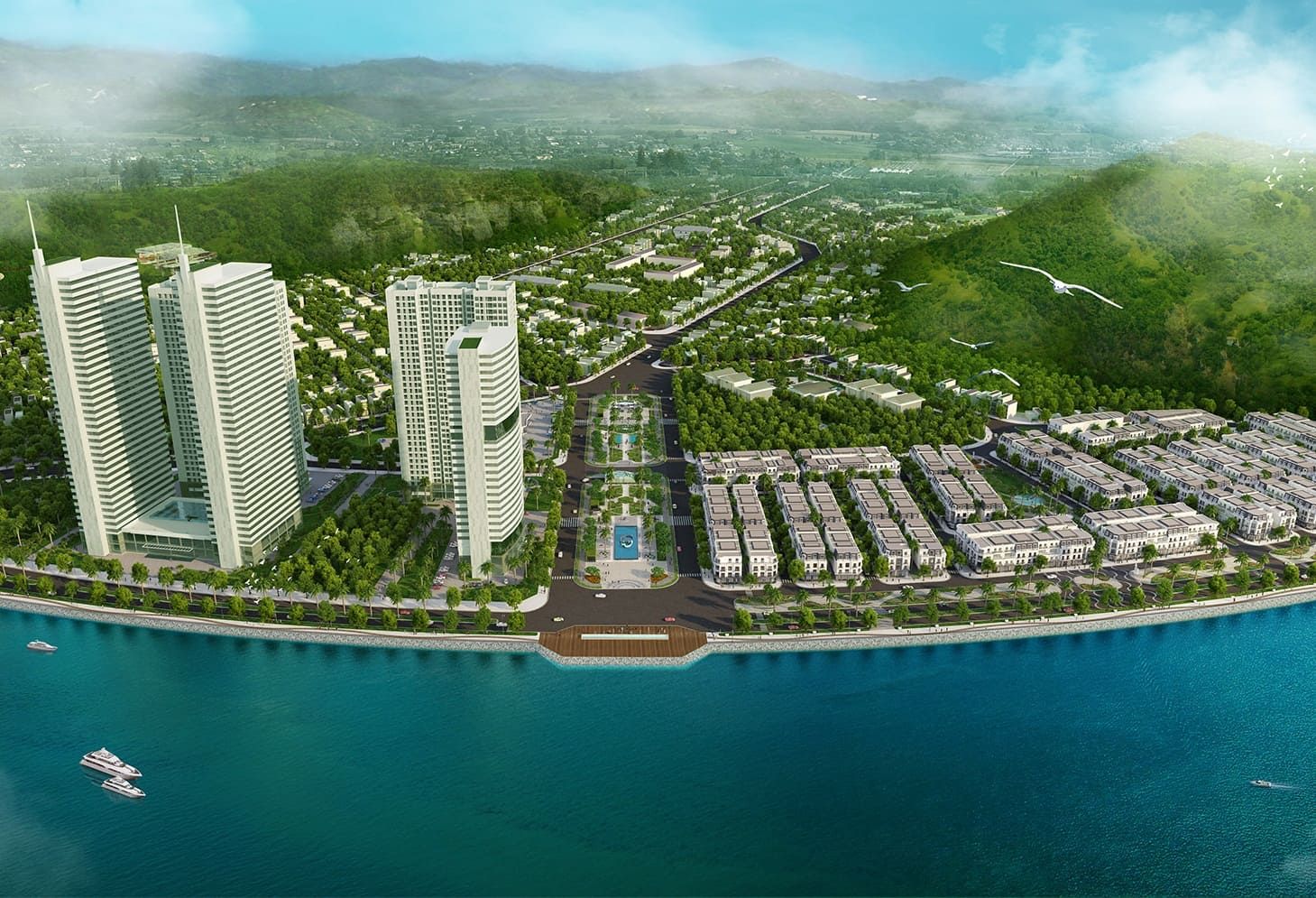 Vịnh Biển Xanh Phân Khu Châu Mỹ Vinhomes Global Gate Hạ Long