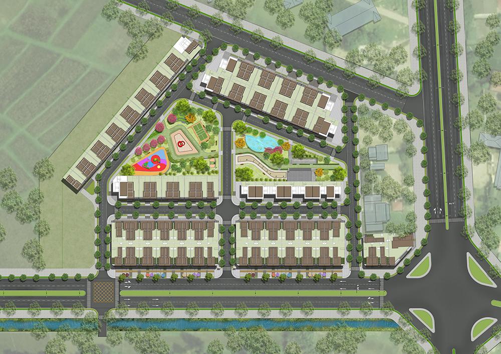 Mặt bằng dự án Hưng Lộc Homes