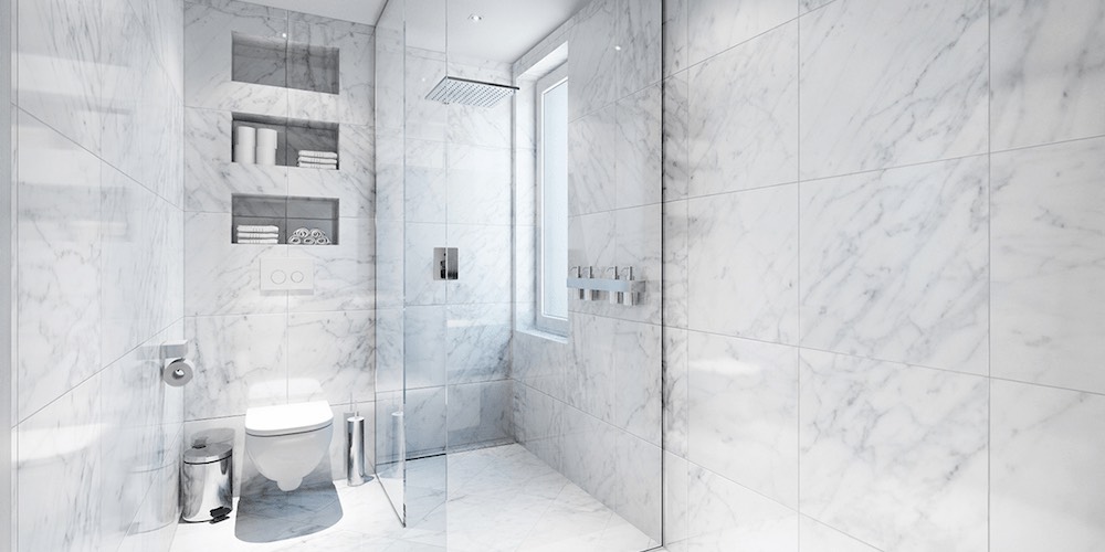 Phòng tắm lát đá Marble