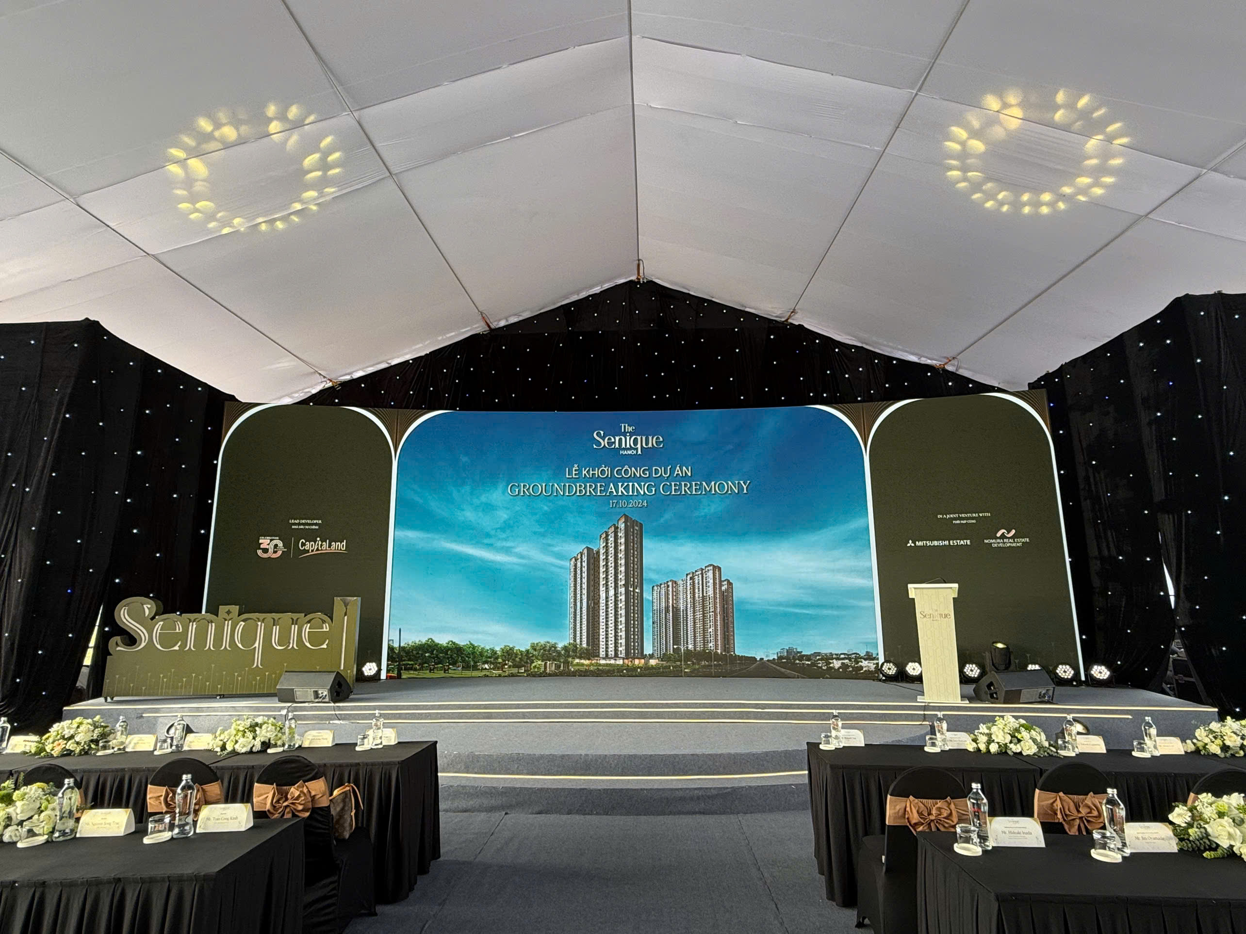 Lễ động thổ The Senique Hanoi Vinhomes Ocean Park Gia Lâm