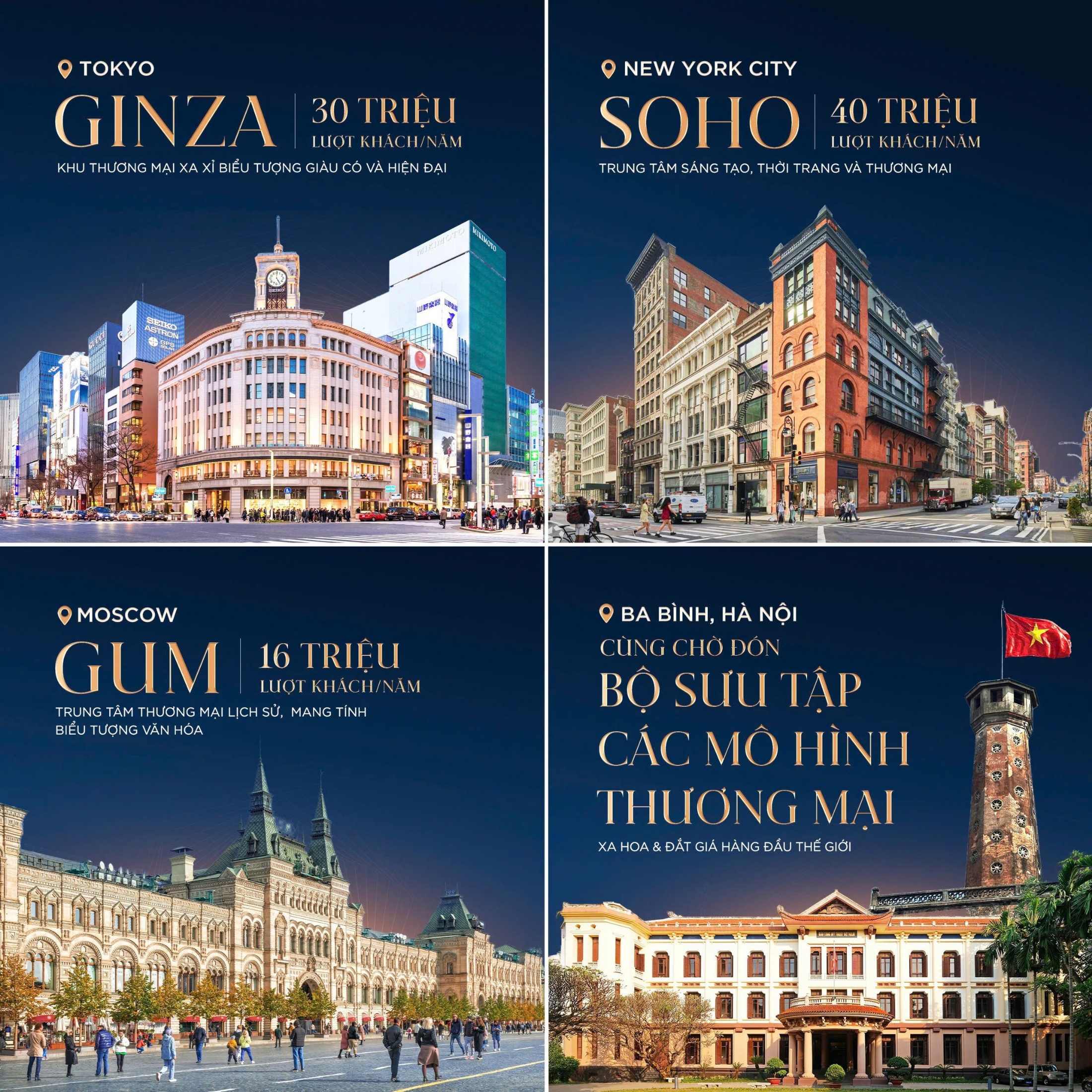 Các loại sản phẩm Vinhomes The Gallery Giảng Võ